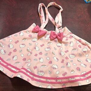 Hello Kitty Skirt with Suspenders